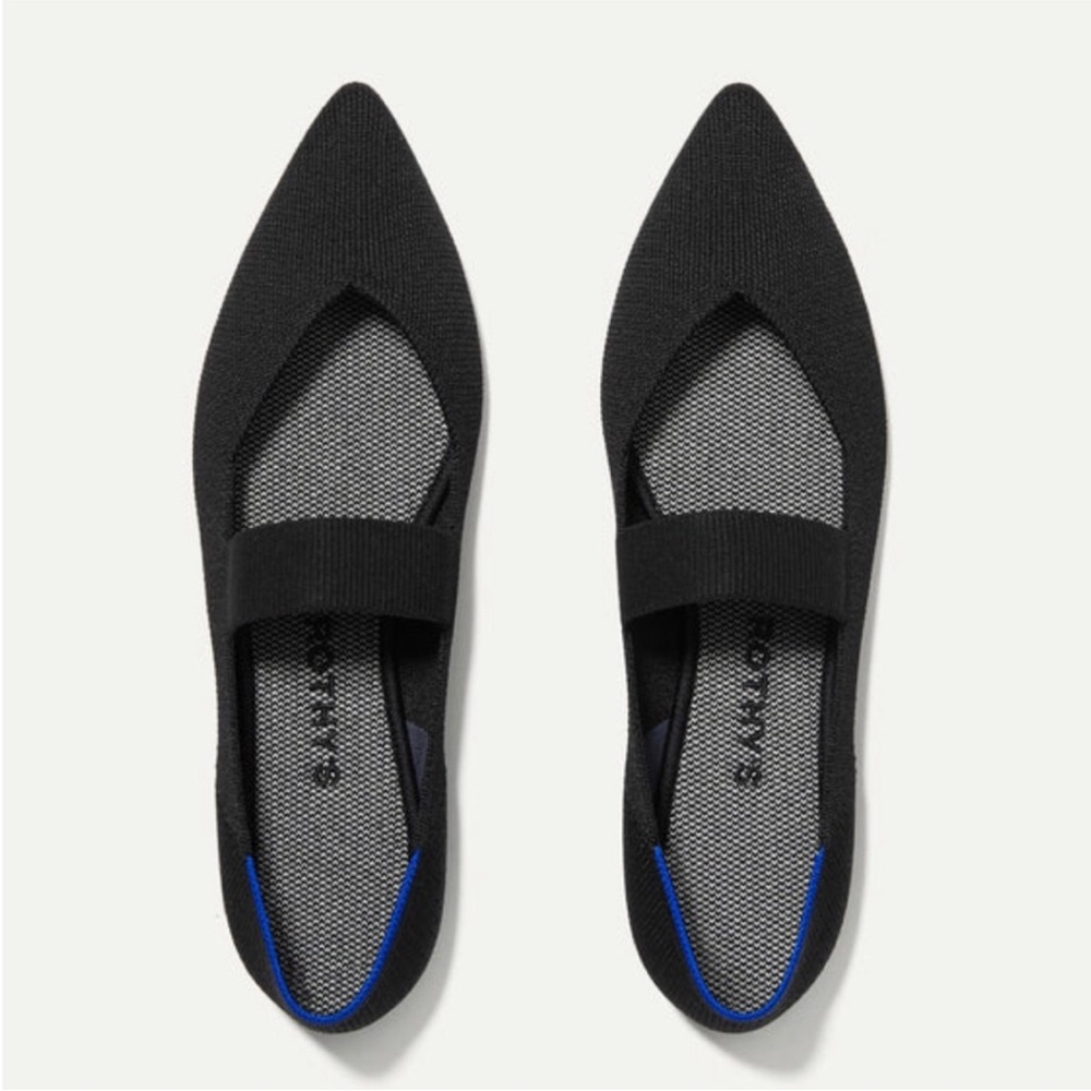 Rothy’s Love Bird Mary Jane The Point Black Size 9.5